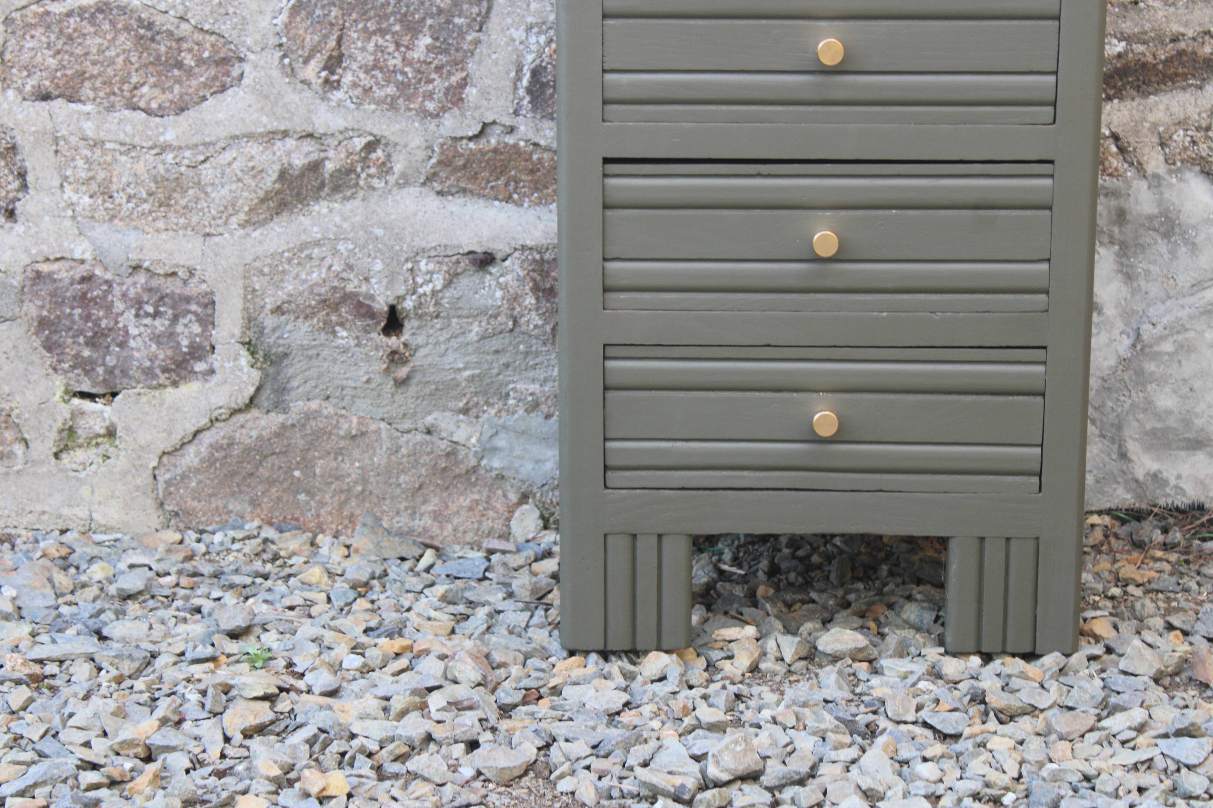 Vintage art deco style chest of drawers