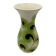 Saint-Clément vase with stylized floral decoration, 1970s