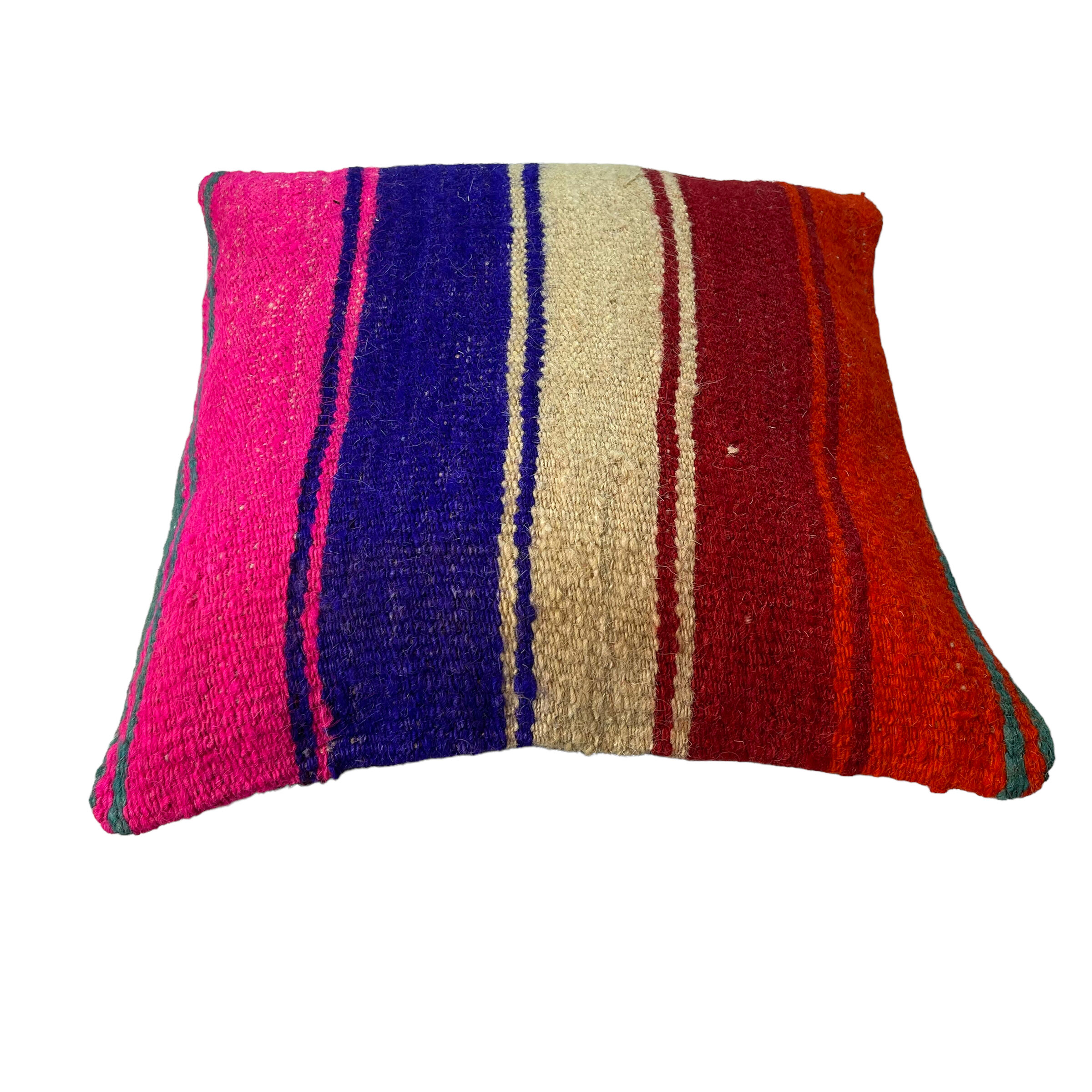 Vintage turkish kilim cushion cover 40 x 40 cm