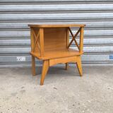 1960s compass foot bedside table