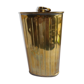 Old brass barrel