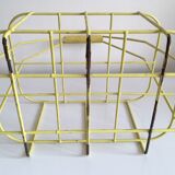 Yellow vintage bottle holder