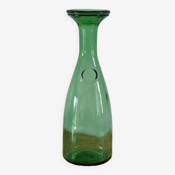 Vase verre vert