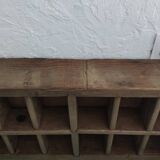 Wooden locker shelf