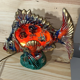 Vintage ceramic fish night light