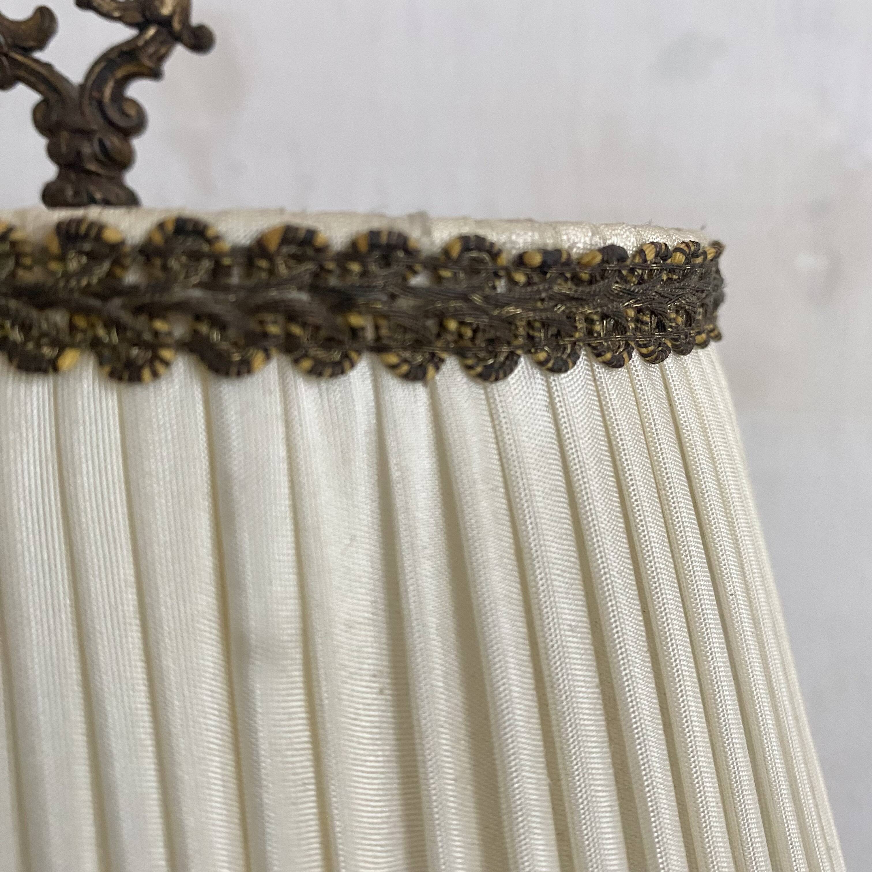 2-light brass hot water bottle lamp