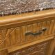 French Art Deco buffet in solid wood