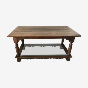 Oak coffee table or console