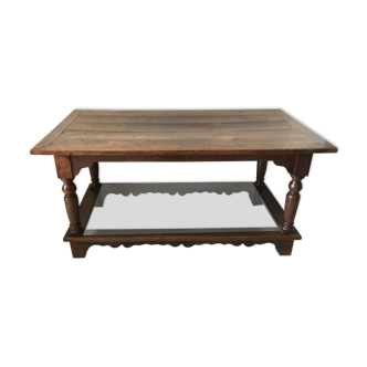 Oak coffee table or console