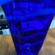 vase mouchoir bleu cobalt