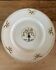 Large round iron earth dish Longwy Brest