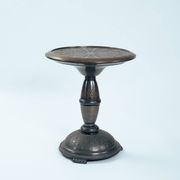 Dutch Art Nouveau occasional table with floral relief decor, 1920s