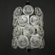 Vintage crystal chandelier Dandelion, Italy, 1960s