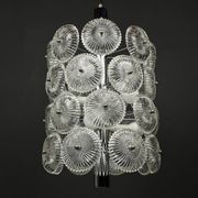 Vintage crystal chandelier Dandelion, Italy, 1960s