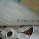 Oil painting on still life panel