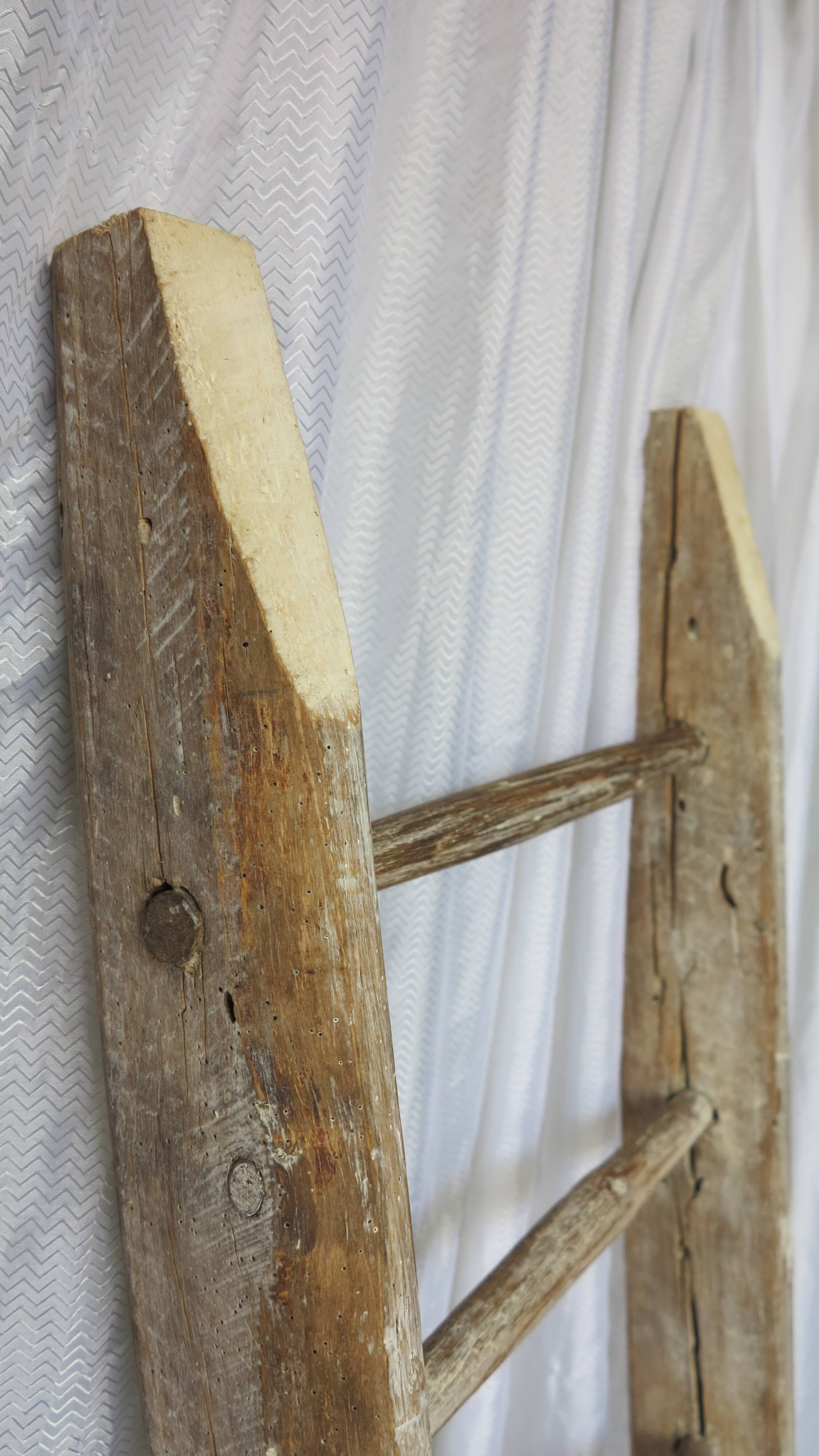 decorative rustic ladder