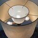 Empire style column lamp in bronze, opaline and marble