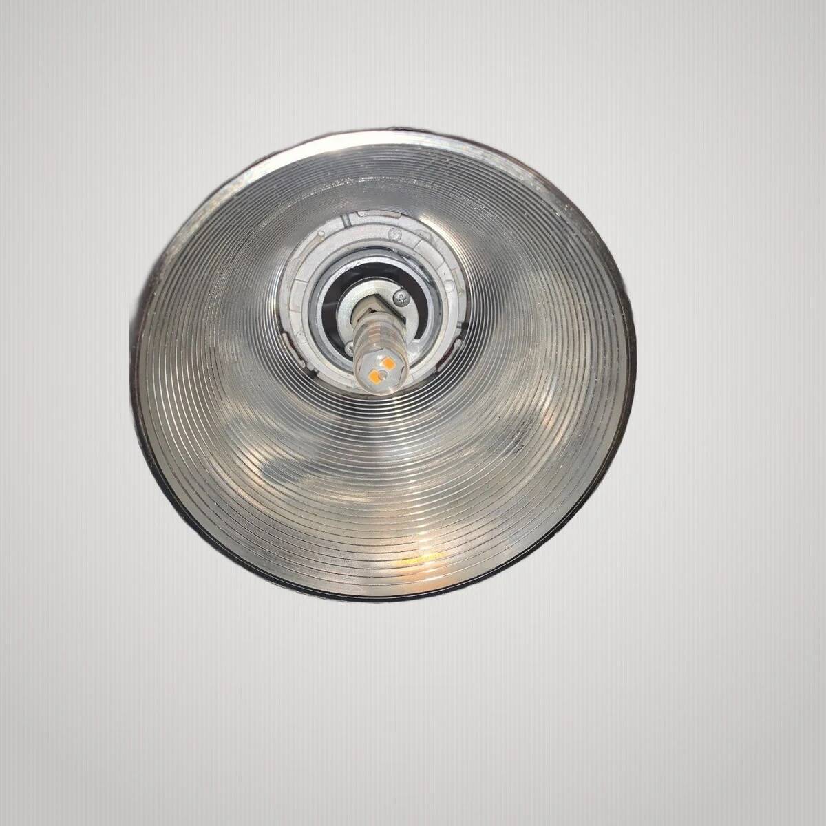 Philippe Starck Archimoon K lamp for Flos 1998 with red collar.