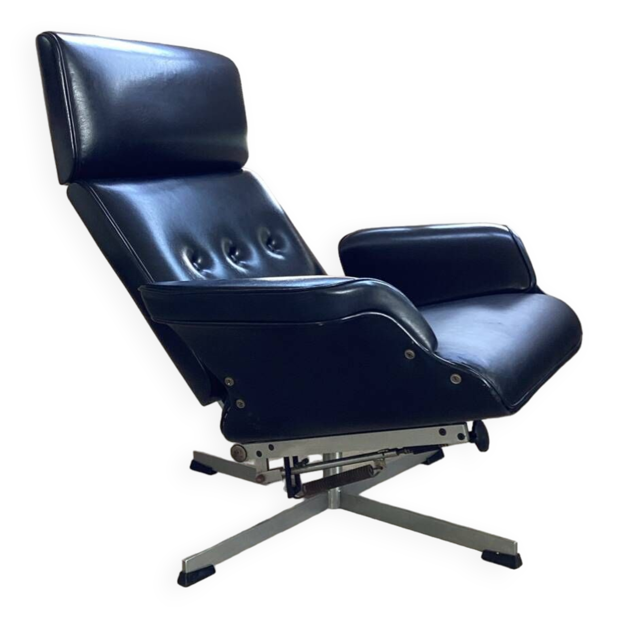 Lounge chair 1960 Dutch skai made