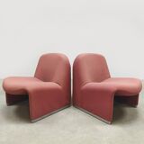 Ensemble de salon au design vintage Chaises Alky Giancarlo Piretti Artifort