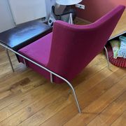 Paire fauteuils Tolozan – Éric Jourdan – Ligne Roset 2002 – structure alu