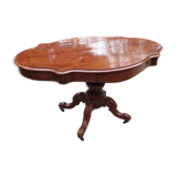 Mahogany violin pedestal table