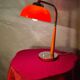 1970s chrome and acrylic desk lamp 40x27elec inter button