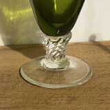 Glass ewer vase
