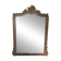 Large antique mirror in wood and gilded stucco.