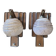 Paire vintage Art Deco wall sconces in pink glass.