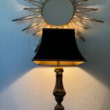 Antique church candlestick lamp