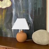 Vintage terracotta ball lamp