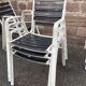 Set de 8 chaises de jardin terrasse vintage 1970
