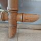 Antique wall mirror with a wooden frame