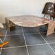 Marble table Roche Bobois, vintage 70s