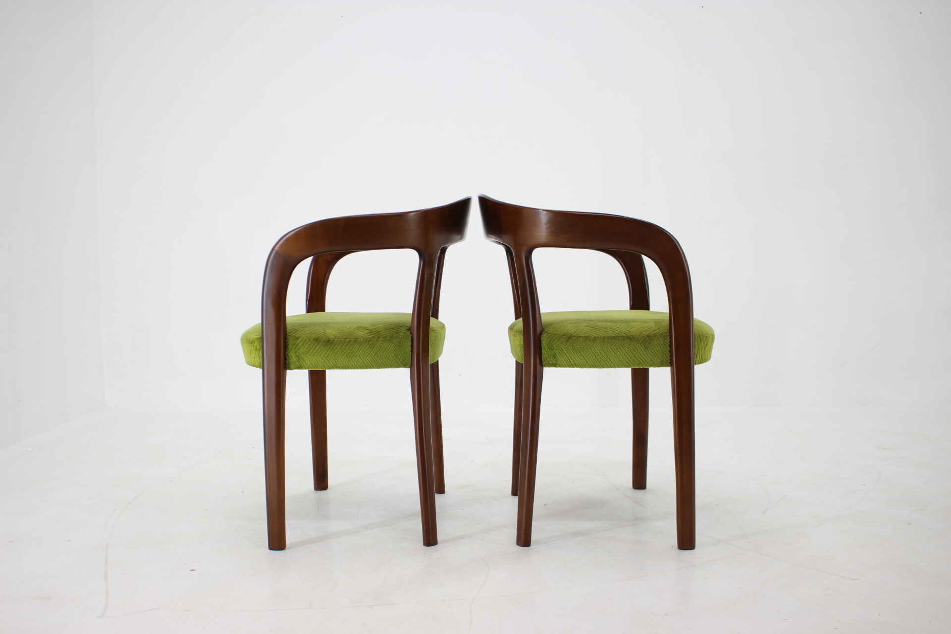 1960s Pair of Organic Armchairs