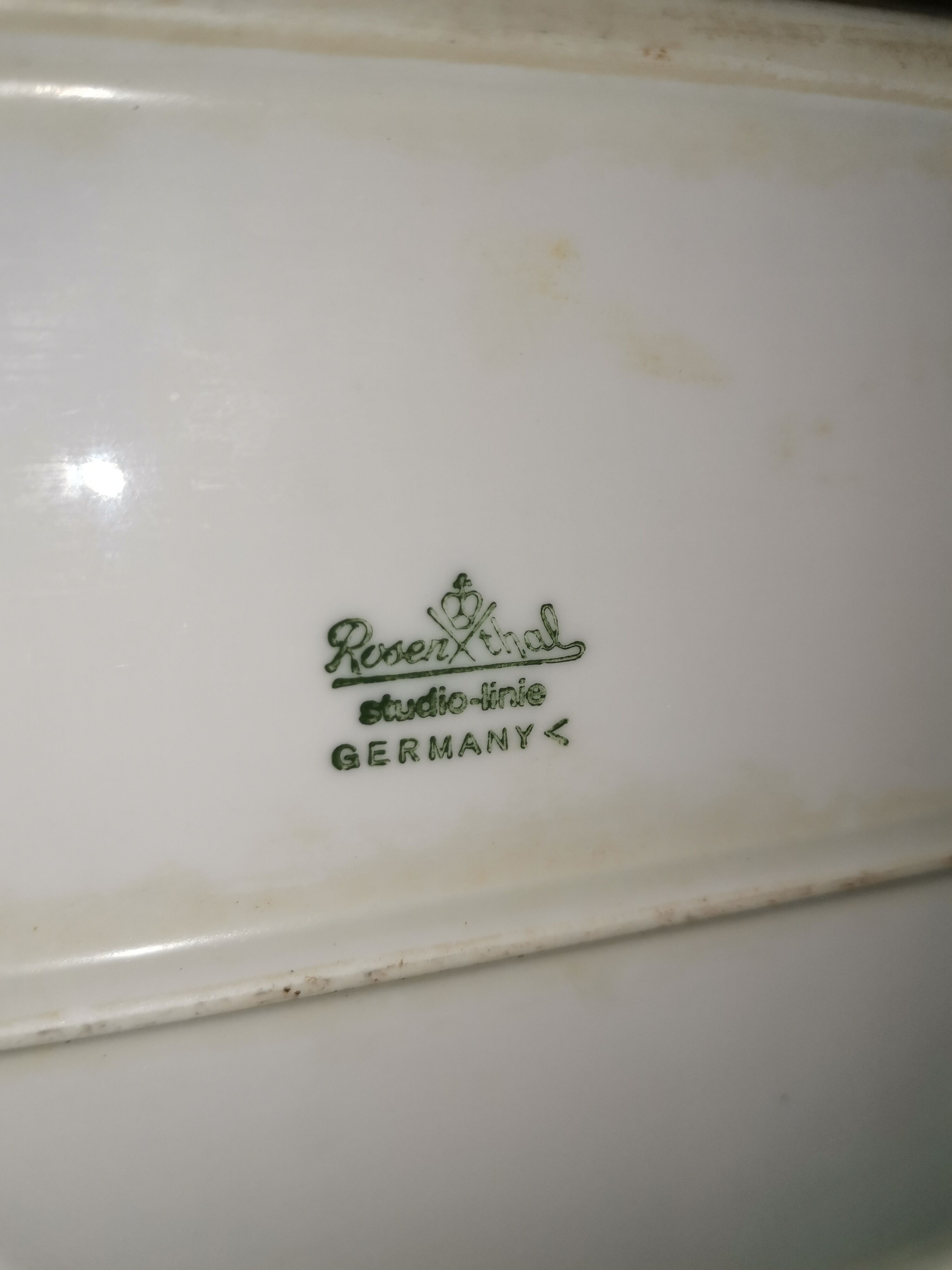 Plat à cake motif vintage