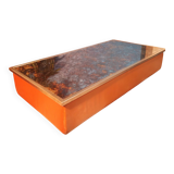 Table basse cuir Steiner 1970s