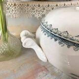 Ste Amandinoise "Margot" Muguet ironware soup tureen