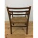 Rope and wood vintage armchair 50s