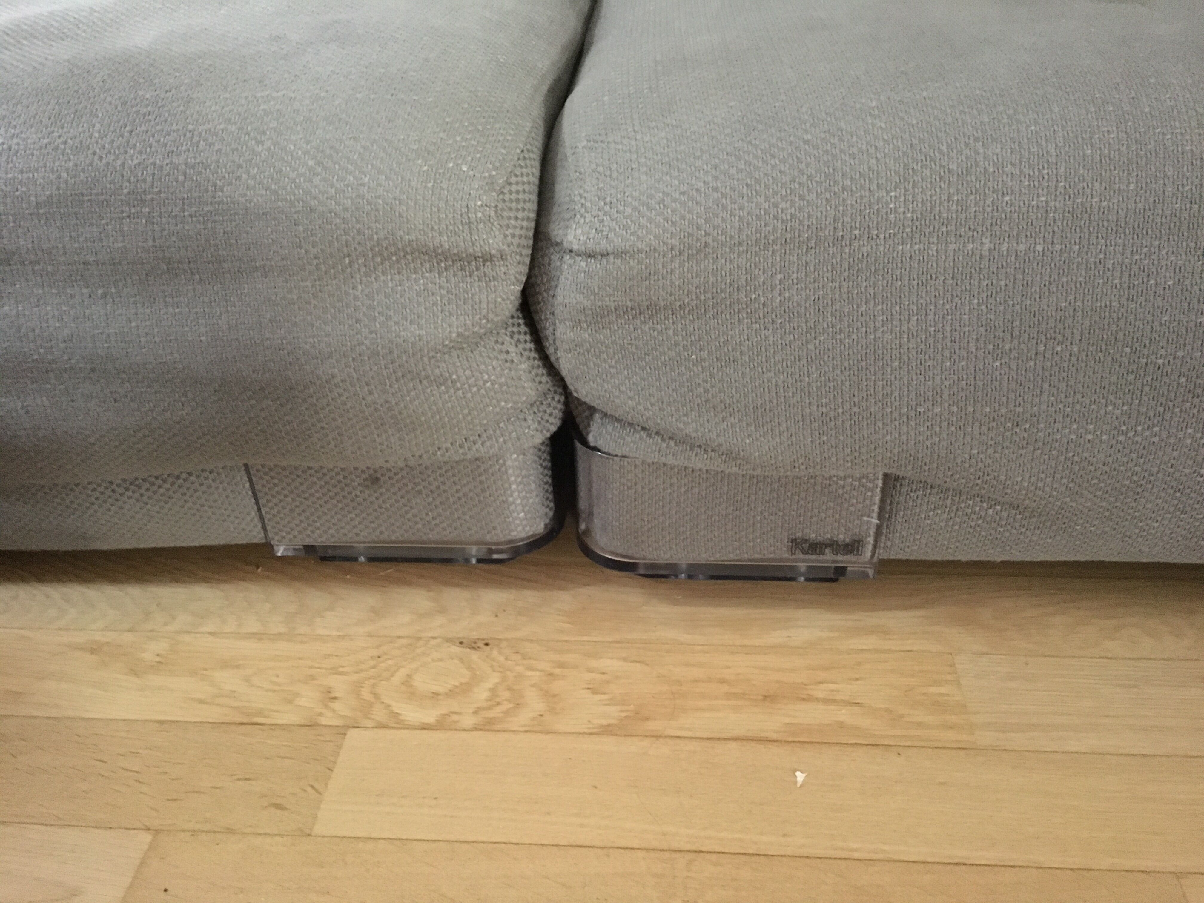 Sofa Kartell plastics duo