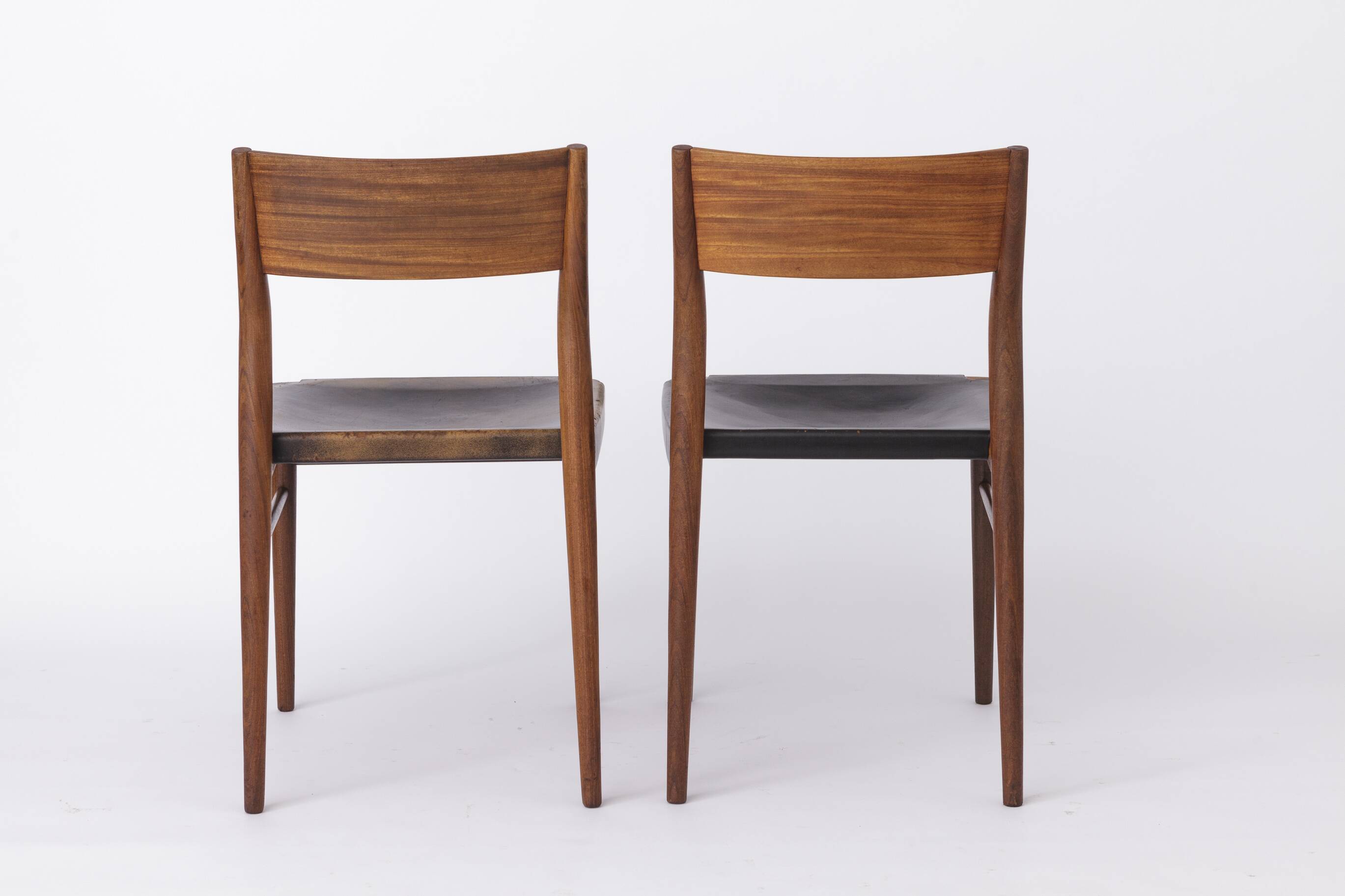 4 Vintage Chairs by Georg Leowald for Wilkhahn, Germany, 1960s, Teak