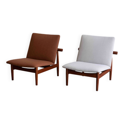 Ensemble de 2 fauteuils faciles par Finn Juhl