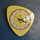 Vintage clock, "Yellow Bayard" wall clock