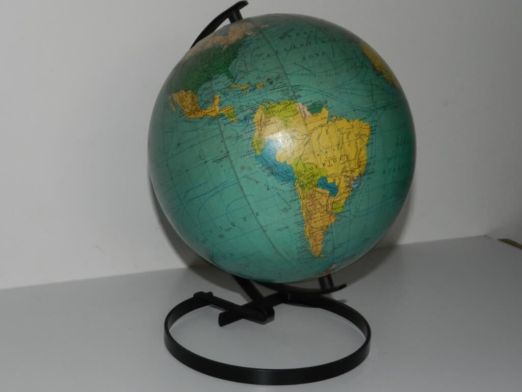 Earth globe, 1969s
