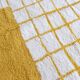 Contemporary Yellow and White Rug - 266 x 215 cm