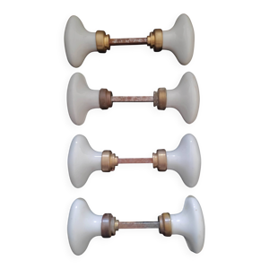 Lot de 8 poignées porcelaine