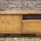 Petite enfilade bois blond vintage