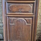 Old walnut door