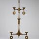 Grand Chandelier Suspended Candelabrum Brutalist Michael Harjes, 1970s